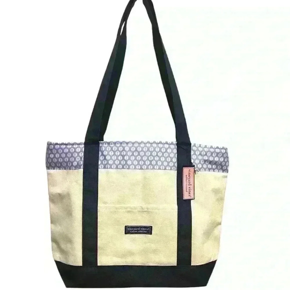 Vineyard Vines Canvas Tote New With Tags - Picture 1 of 10